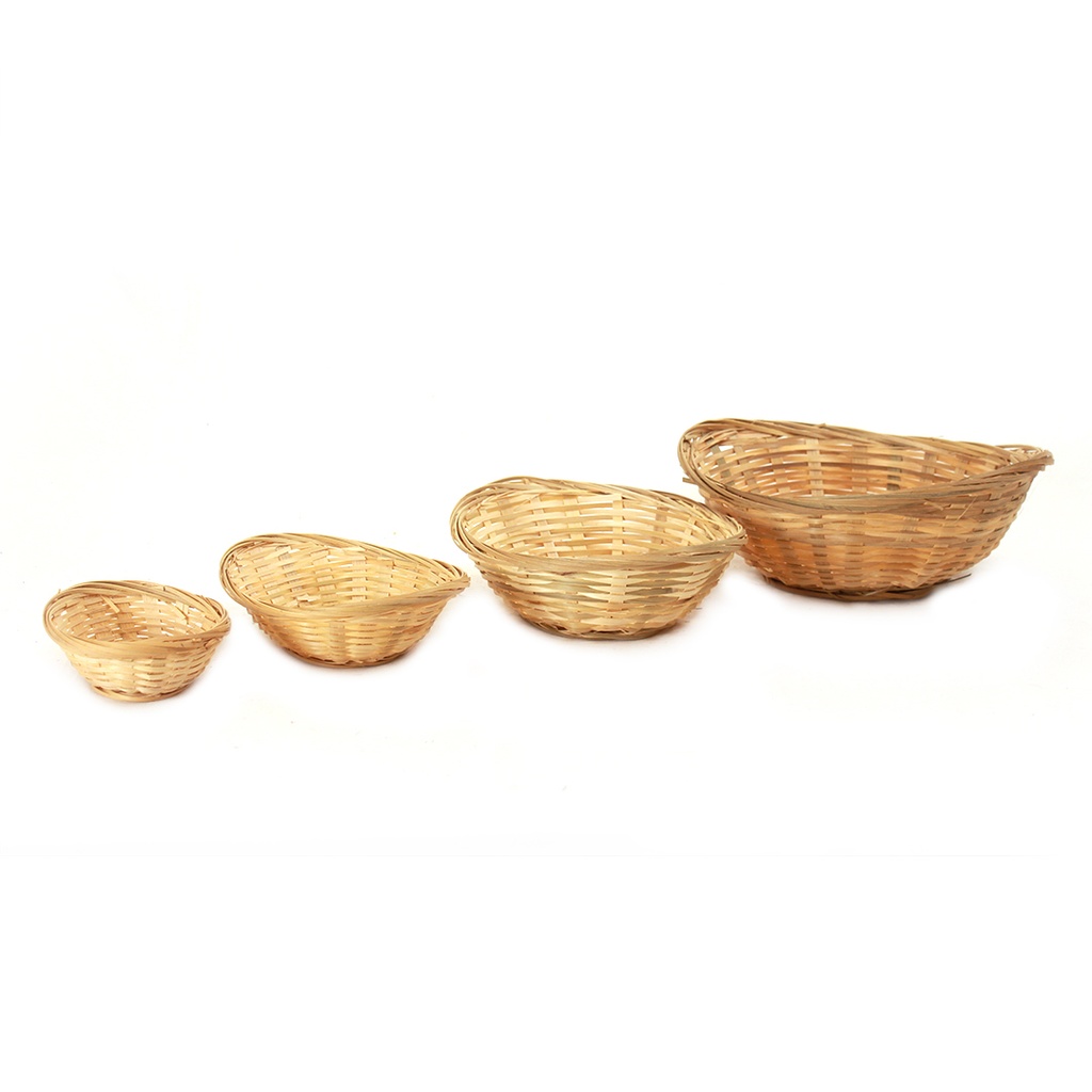 Oval Bamboo Bread Baskets group