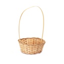 Natural Round Bamboo Baskets side