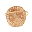 Natural Round Bamboo Baskets top