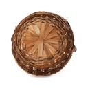 Tone Round Baskets with Handle bottom