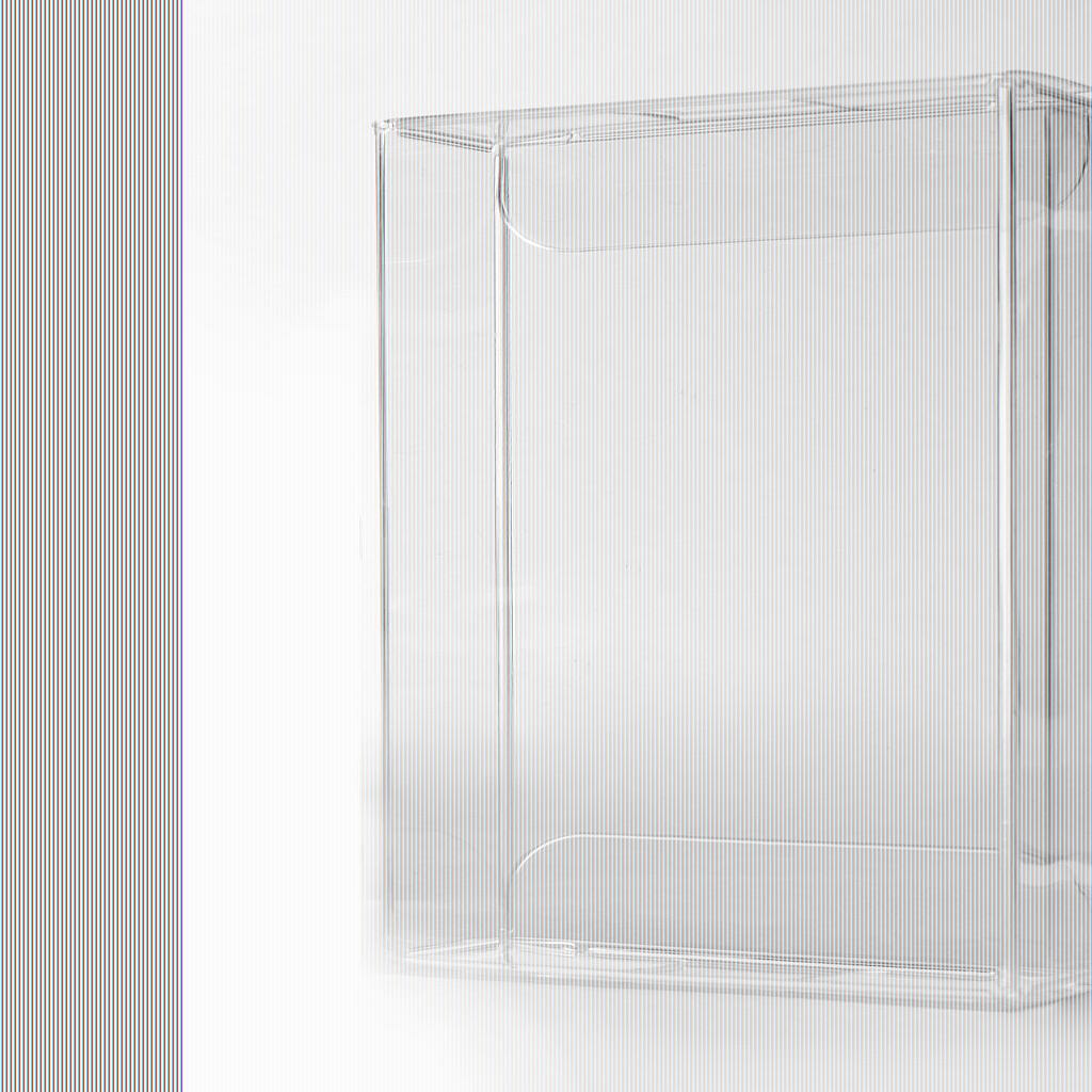 2 1/8" x 1" x 3 5/8" Soft Fold Clear Box (25 Pieces)