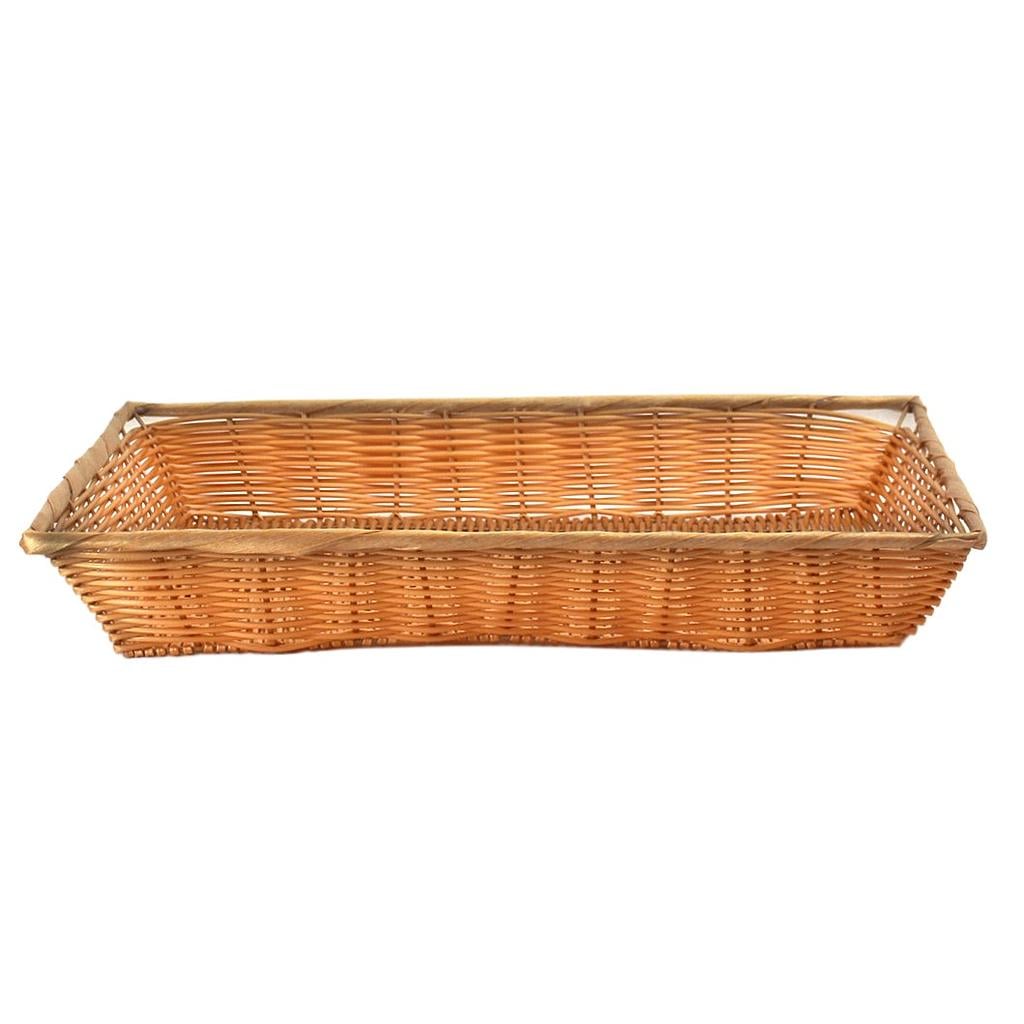 Rectangular Synthetic Baskets - Natural