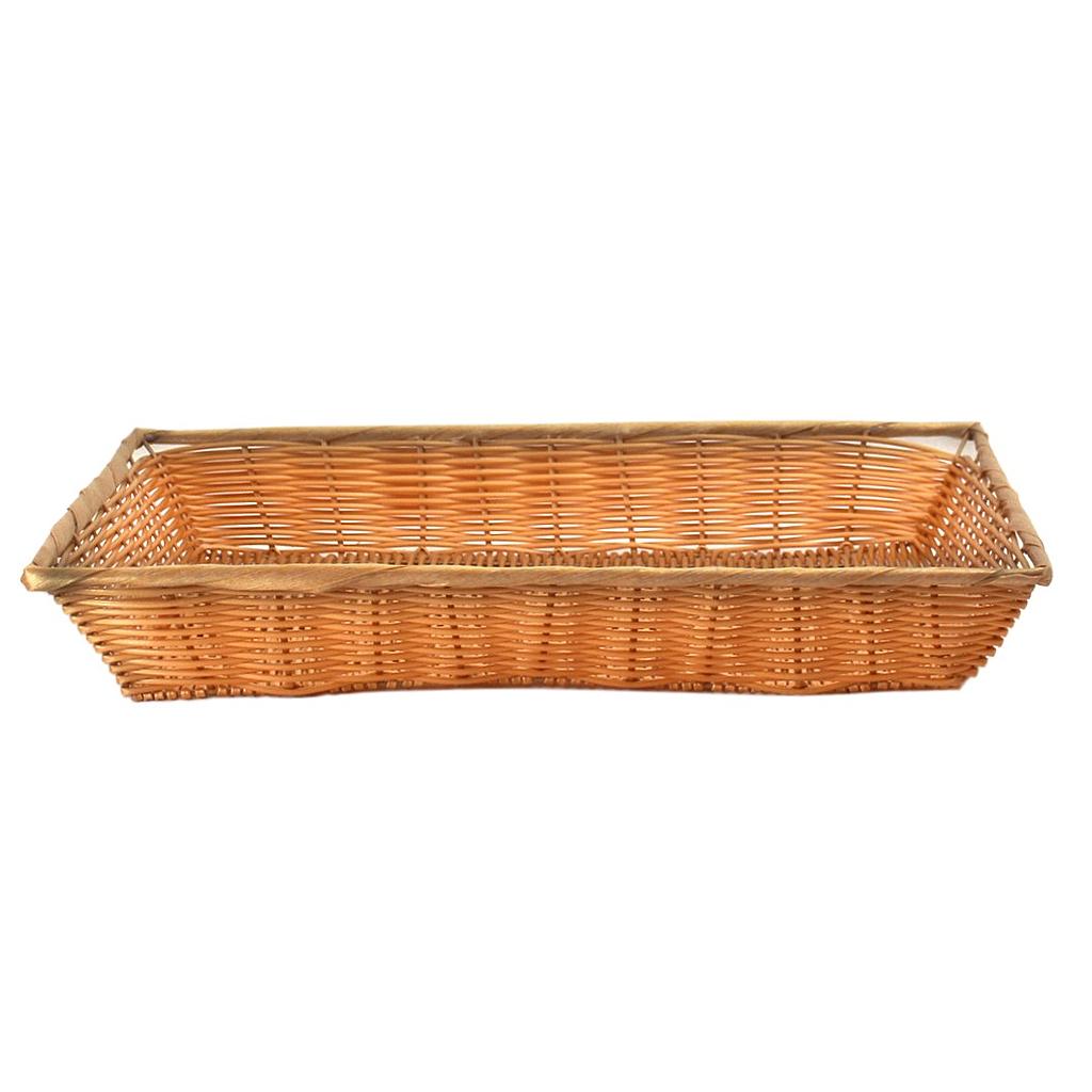 Rectangular Synthetic Baskets - Natural