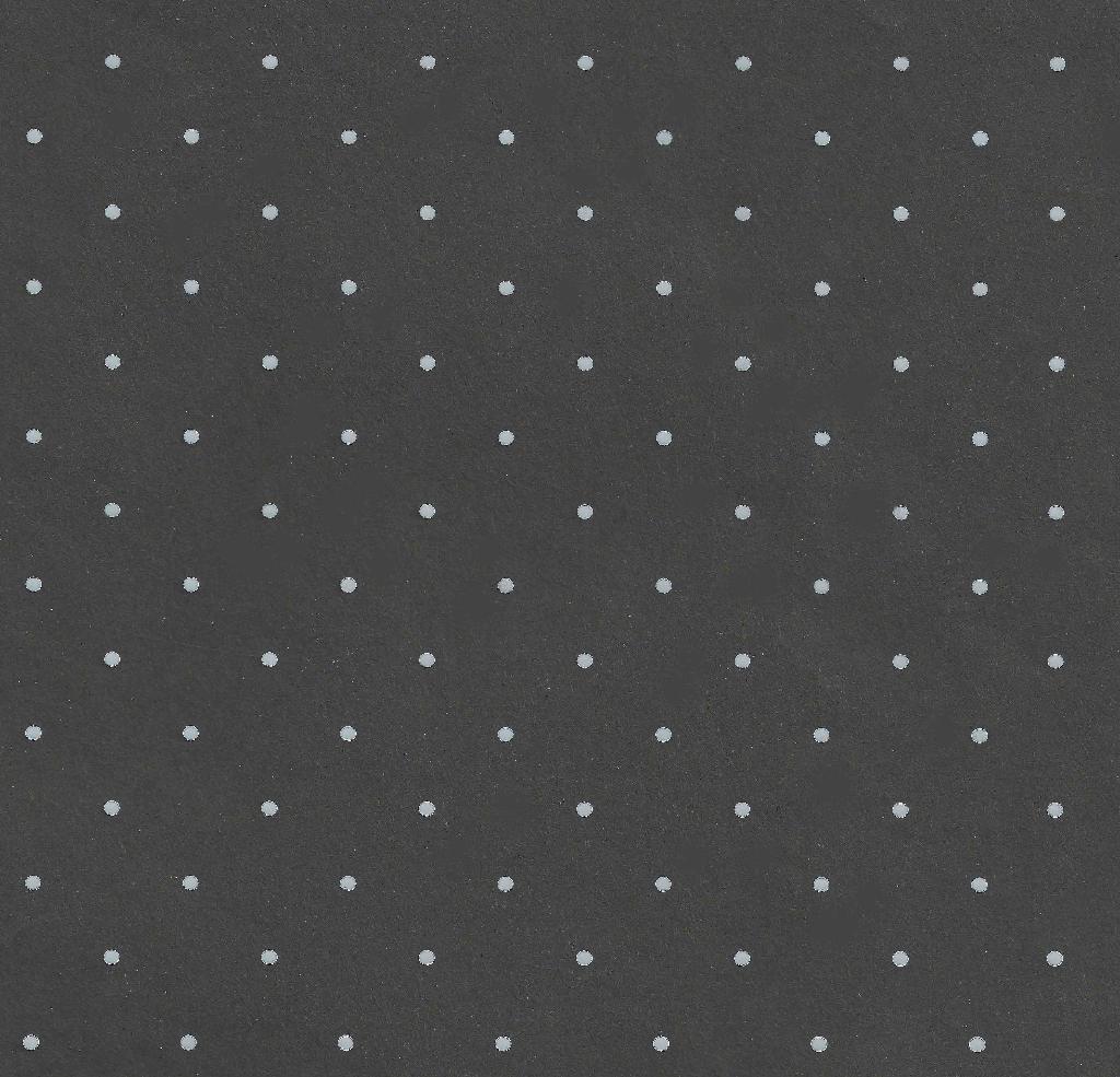 Rouleau de cellophane imprimé - Pois blancs  40" x 100' (25 microns)