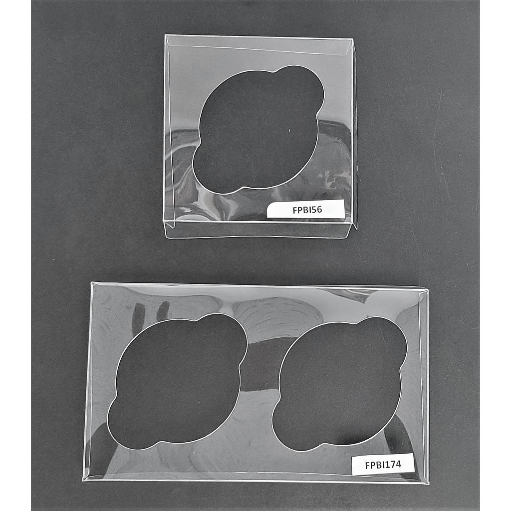 Insert à 2 cupcakes pour boîte transparente (FPLB174) ou sac cello (FGPB8) - 25 pièces