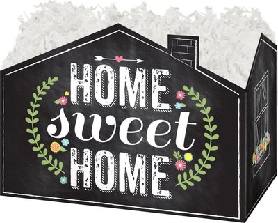 Boîte décorative -  "Home Sweet Home"  10¼" x 6" x 7½"