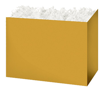 Gift Basket Boxes - Gold Metallic