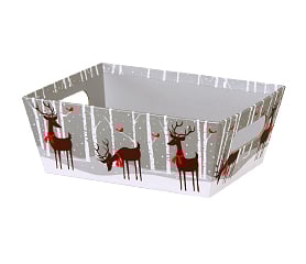 Market Trays - Reindeer Wonderland - 9" x 7" x 3½"