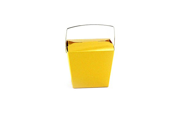 Boîte à Emporter Moyenne de 1 pinte - Jaune (paquet de 25)
