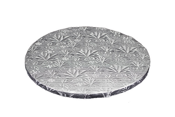 Plateau Ondulé - Rond Argent - ½''  - 6 mcx.