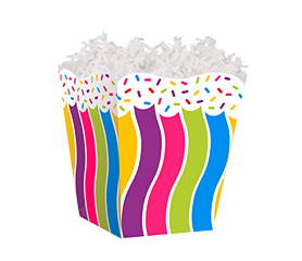 Sweet Treat Box - Candy Sprinkles 4" x 4" x 4½"