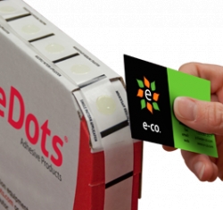 Points de colle - ½" de diamètre - Profil moyen - Super High Tack  2000/Roll