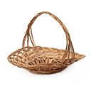 Oval Natural Coco Midrib Baskets with Handle