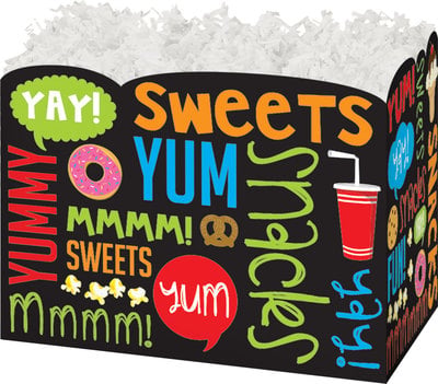 Boîte décorative - Gourmandises 10¼" x 6" x 7½"