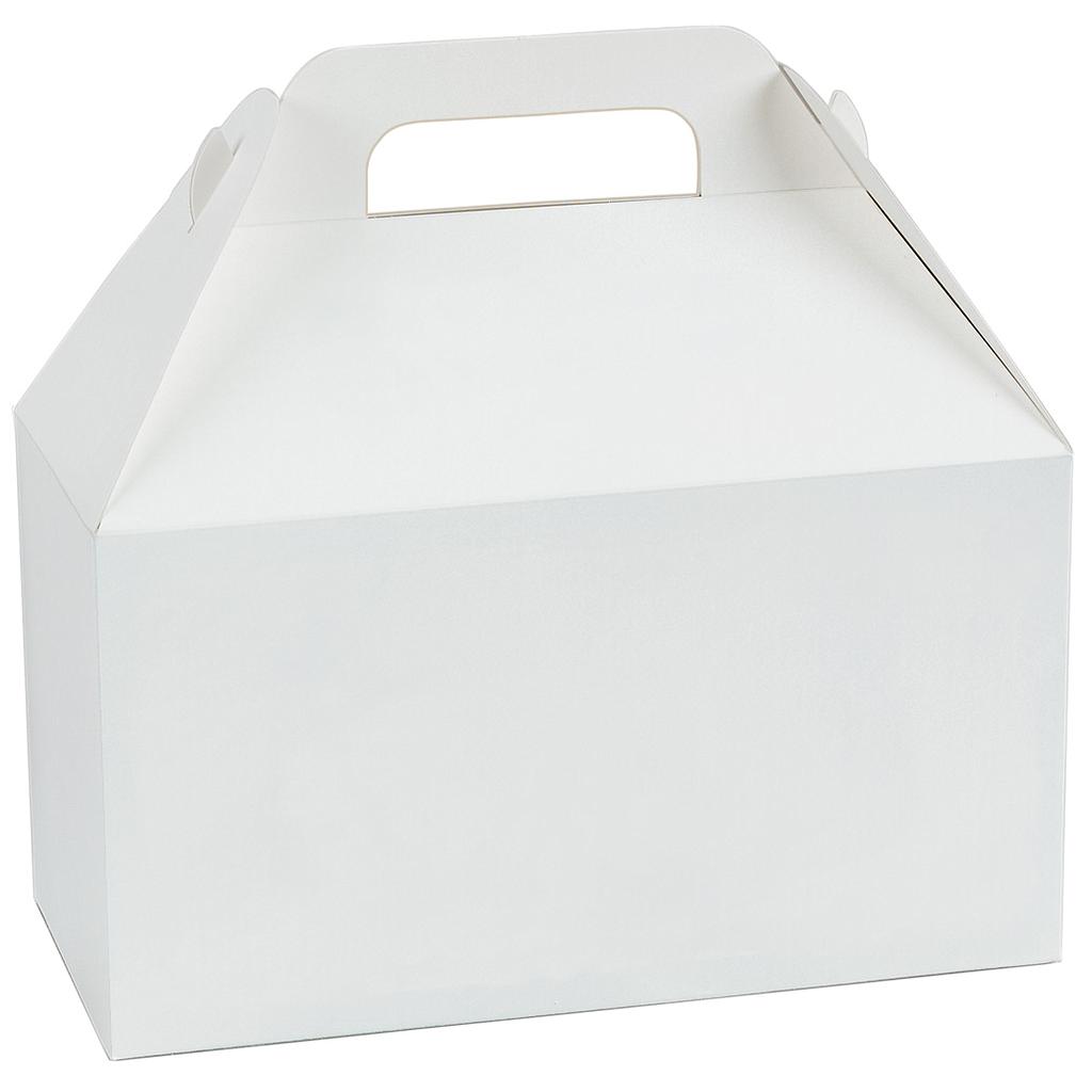 Gable Box - White  8½" x 5" x 5½"