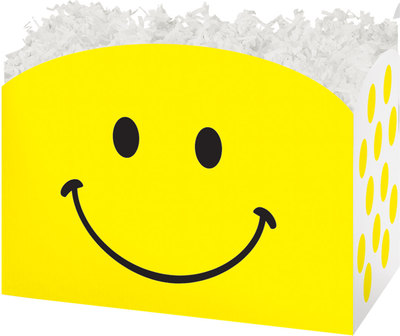 Gift Basket Box - Smiley 6¾" x 4" x 5" 