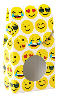Small Gourmet Window Box - Smiley Emojis  3½" x 1¾" x 6½"
