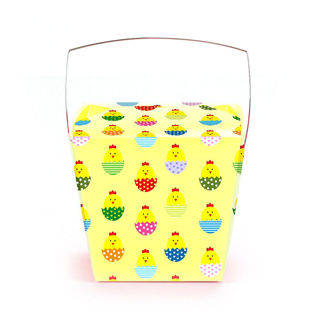 Medium 1 pint Take Out Pail - Cracked Eggs (pack of 25)