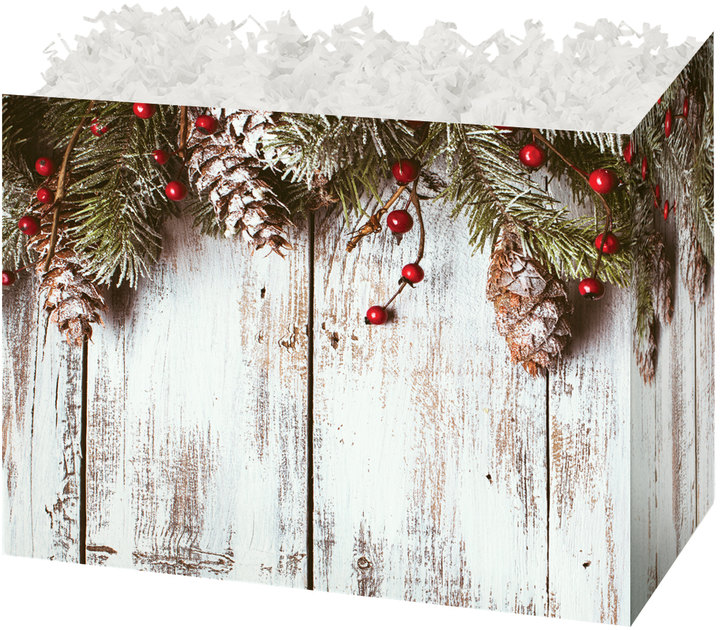 Gift Basket Boxes - Rustic Winter 