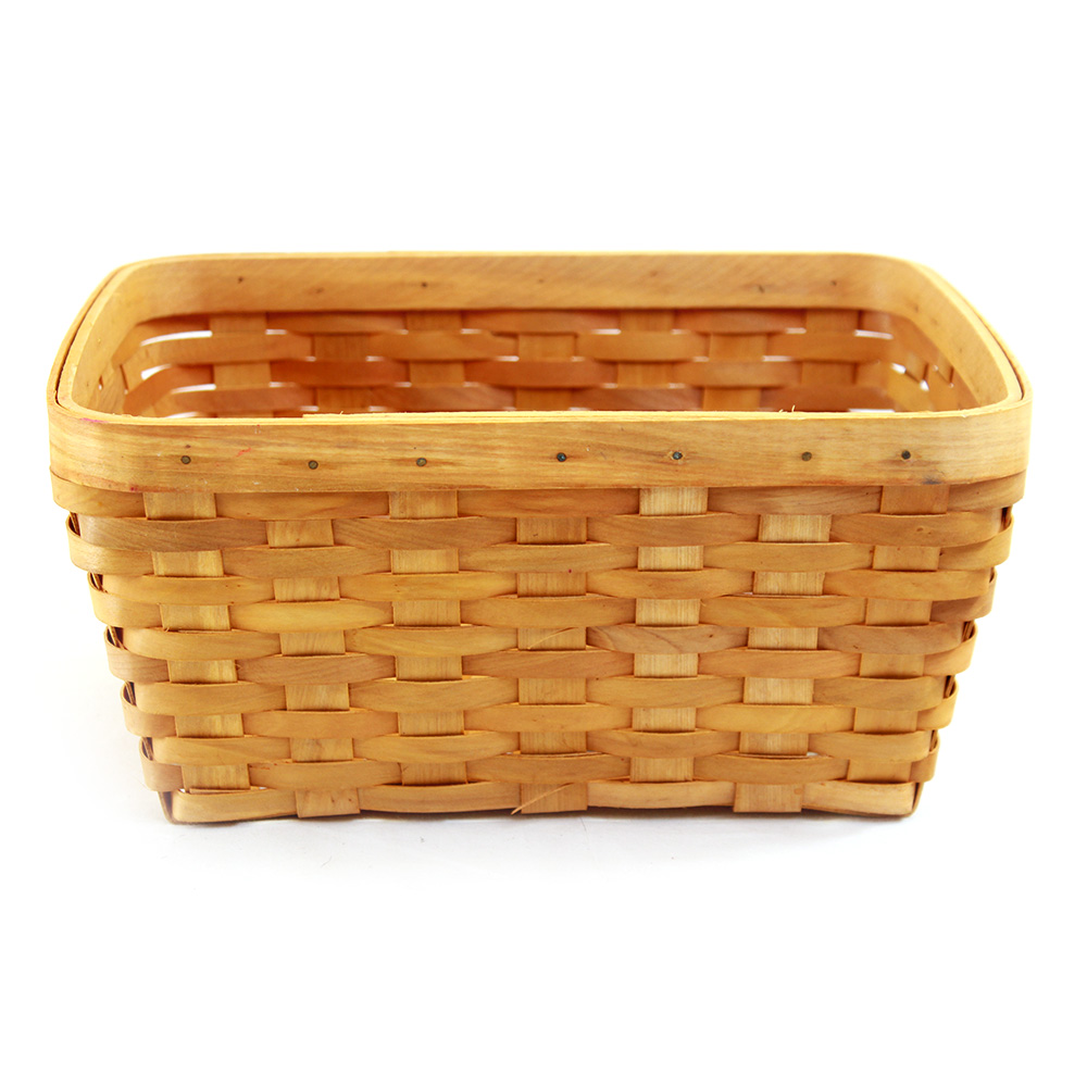Rectangular Natural Woodchip Baskets
