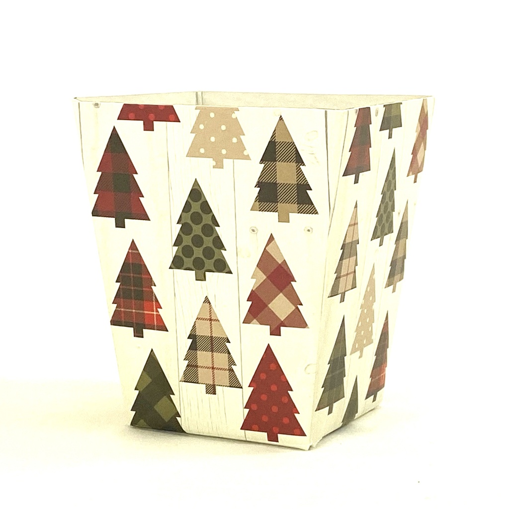 Sweet Treat Gift Box Rustic Trees 4" x 4" x 4½"