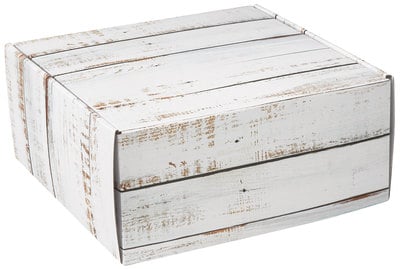 Mailers - Distressed White Wood
