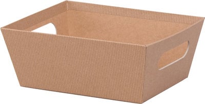 Market Trays - Kraft Stripe