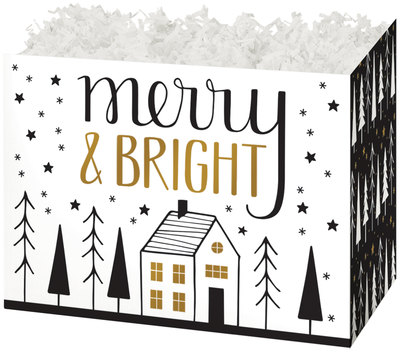 Gift Basket Boxes - Merry & Bright