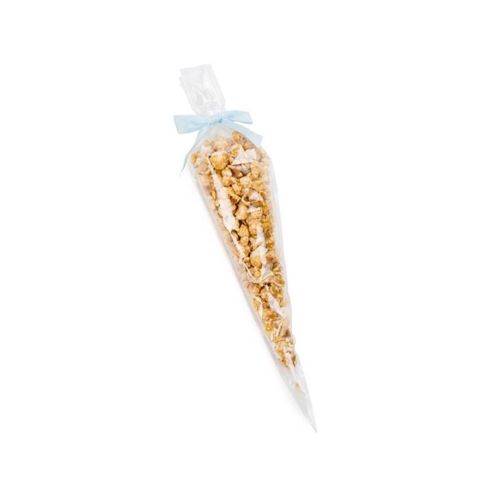 6" x 12" Crystal Clear Cone Bags (100 Pieces) - 1.2MIL