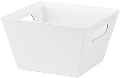 Boîte évasée carrée - Blanc 8" x 8" x 5"