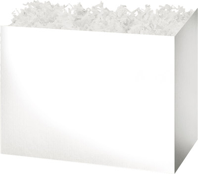 Gift Basket Box - White  8¼" x 4¾" x 6¼"