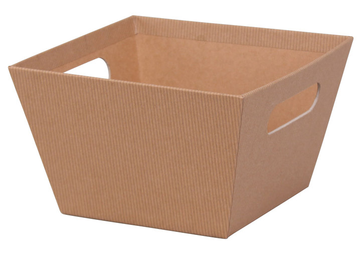 Square Market Tray - Kraft  8" x 8" x 5"