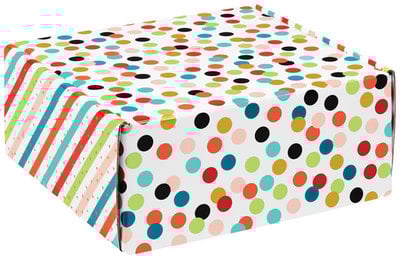 Boîtes d'envoi -  Pois et rayures