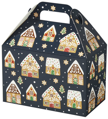 Gable Box - Gingerbread Cookies  8½" x 5" x 5½"