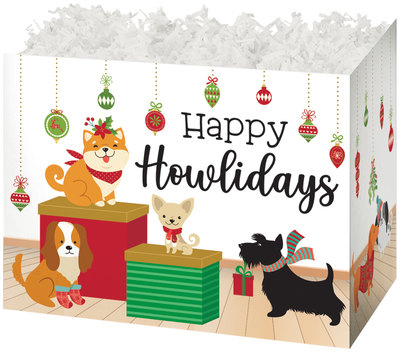 Gift Basket Boxes - Happy Howlidays