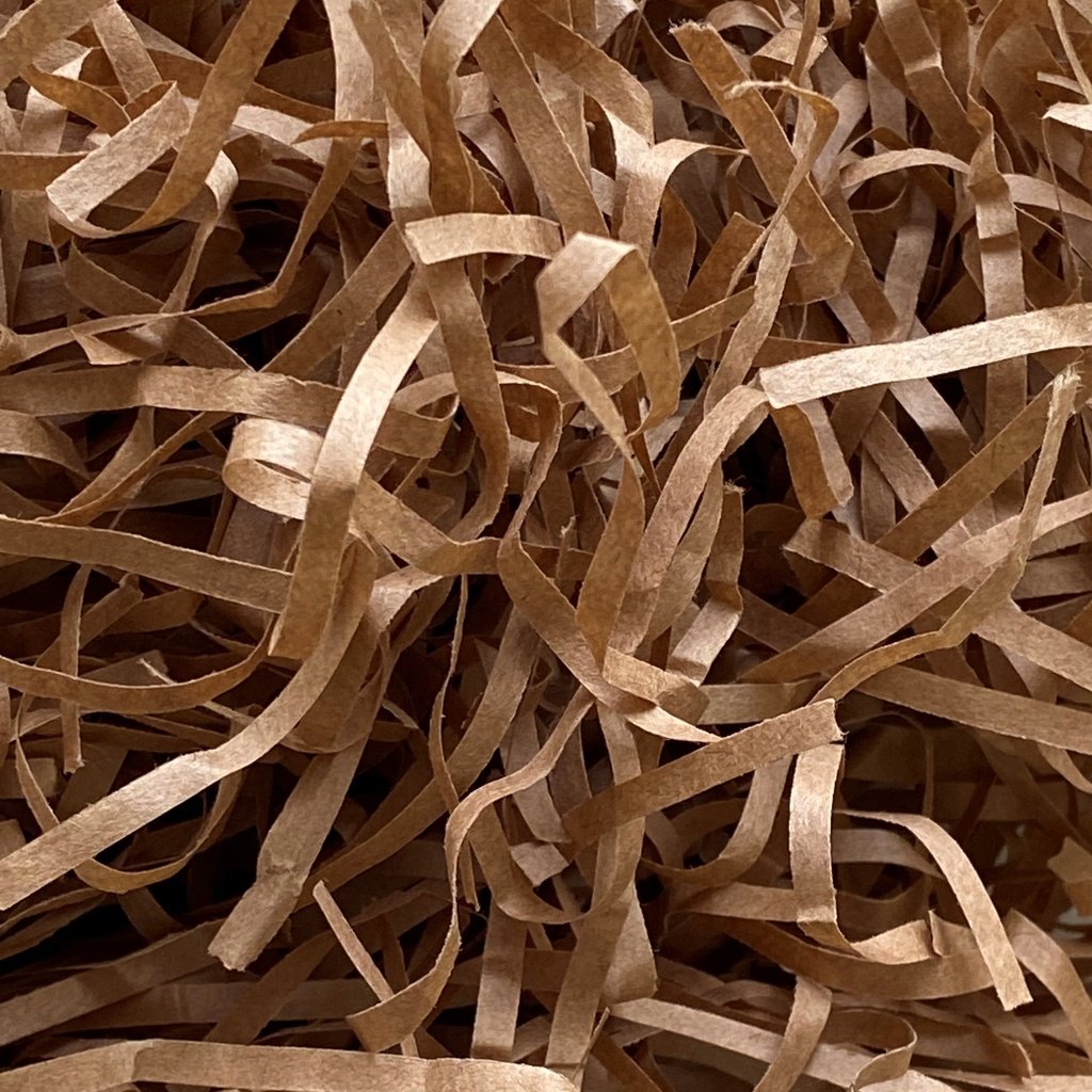 Paille en papier classique à coupe droite de couleur unie - boîtes de 6.5 lb - Kraft