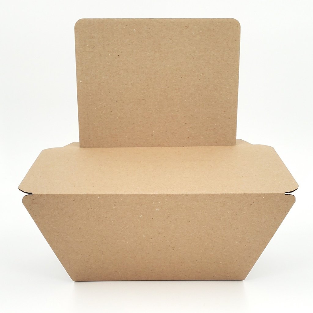 Cardboard Basket Base with Back - Large - 13" x 7¼" x 6" (Back 13")
