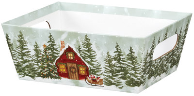 Boîtes évasées - Noël au chalet