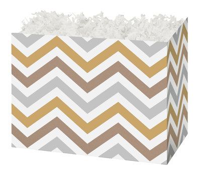 [49340] Boîte décorative - Chevron  6¾" x 4" x 5"