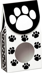 [32281] Small Gourmet Window Box - Polka Dot Paws  3½" x 1¾" x 6½"