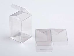 [PLB87] Clear Food Safe Box (25 Pieces) - 5" x 5" x 10" 