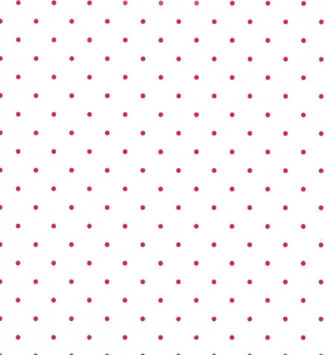 [C401RD] Rouleau de cellophane imprimé - Pois Rouges  40" x 100' (25 microns)