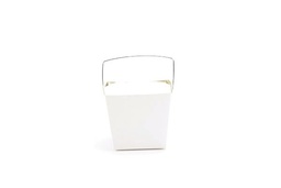 [JN1603] Medium 1 pint Take Out Pail - White (pack of 25)
