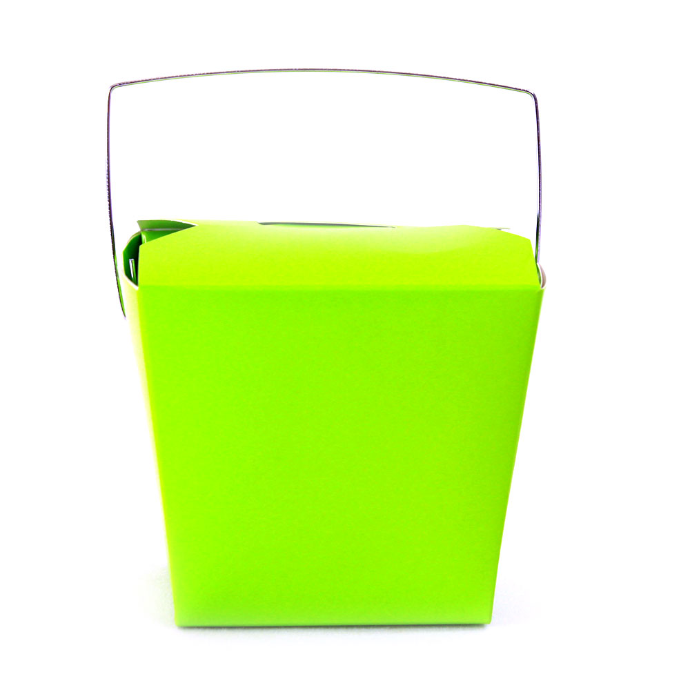 [JN1629] Medium 1 pint Take Out Pail - Lime Green (pack of 25)