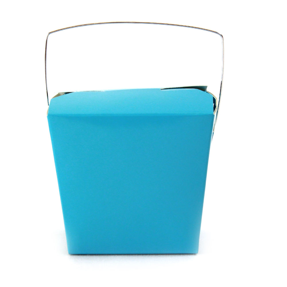 [JN1699] Medium 1 pint Take Out Pail - Turquoise (pack of 25)