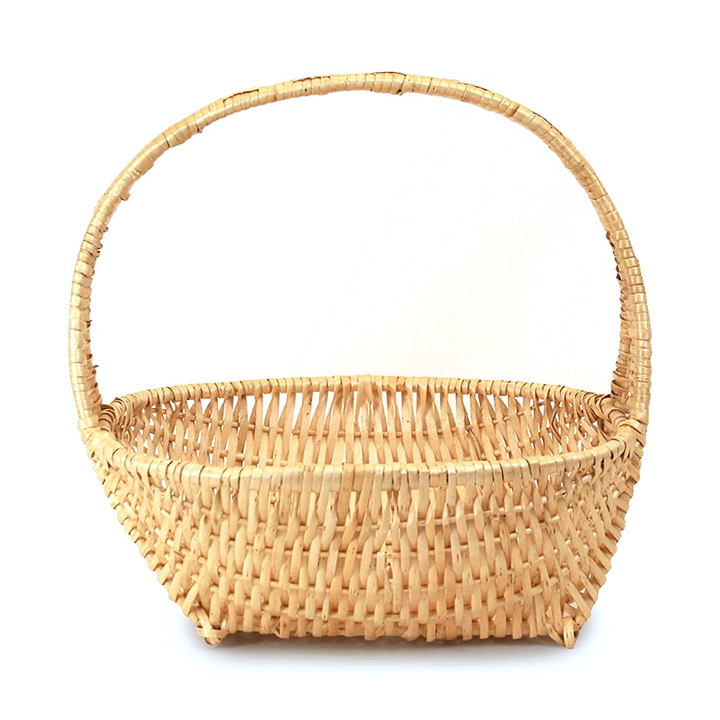 Oval Natural Willow Baskets with Handle