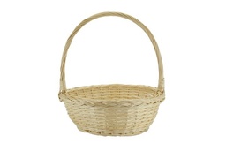 Round Natural Willow Baskets with Handle