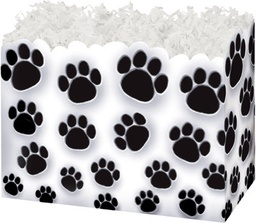 [49109] Gift Basket Box - Paw Prints  6¾" x 4" x 5"