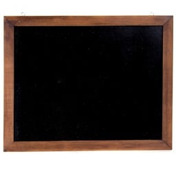 [CK850] Tableau Noir avec Contour Brun 20'' x 16''