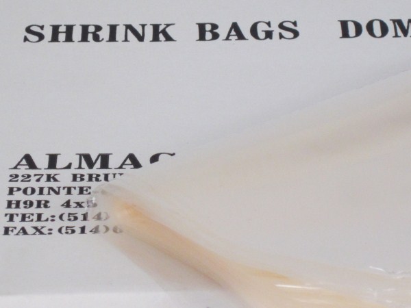 Dome Shrink Bags - 30 microns (packs of 100)